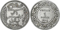 Tunisia Franc Muhammad V, Paris, Silver, KM:238 -