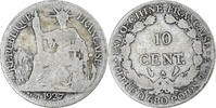 French Indochina 10 Centimes Paris, Silver, KM:16.1 -