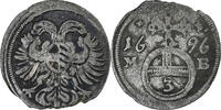 Austria 3 Pfennig Leopold I, Brieg, Silver, KM:594 -