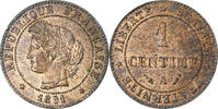 France Centime Cérès, Paris, Bronze, KM:826.1, Gadoury:88 -
