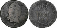 France 1/2 Sol d'Aix Louis XV, Aix, Copper, Gadoury:274 -