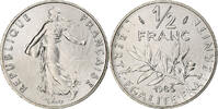 France 1/2 Franc Semeuse, Monnaie de Paris, série FDC, Nickel -