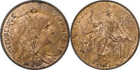 France 10 Centimes Daniel-Dupuis, Paris, Bronze, Gadoury:277 -