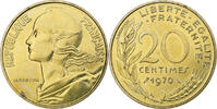 France 20 Centimes Marianne, Paris, Aluminum-Bronze, KM:930 -
