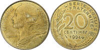 France 20 Centimes Marianne, Pessac, Aluminum-Bronze, KM:930 -