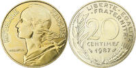 France 20 Centimes Marianne, Pessac, Aluminum-Bronze, KM:930 -