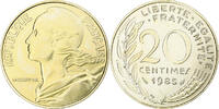 France 20 Centimes Marianne, Pessac, Aluminum-Bronze, KM:930 -
