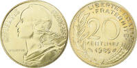France 20 Centimes Marianne, Pessac, Aluminum-Bronze, KM:930 -