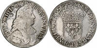 France Écu à la cravate Louis XIV, Bayonne, Silver -