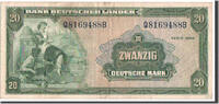 GERMANY - FEDERAL REPUBLIC 20 Deutsche Mark Banknote -