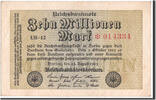 Germany 10 Millionen Mark Banknote -