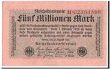 Germany 5 Millionen Mark Banknote -