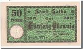 Germany 50 Pfennig Banknote, Gotha Stadt, Mehl:456.5 -
