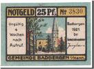 Germany 25 Pfennig Banknote, Hannover, Mehl:58.1 -