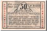 Germany 50 Pfennig Banknote, Schleswig-Holstein, Mehl:983.3a -