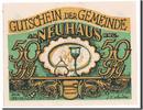 Germany 50 Pfennig Banknote, Neuhaus, Mehl:948.3f -