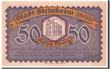 Germany 50 Pfennig Banknote, Steinheim Stadt, Mehl:1263.1b -