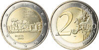 Malta 2 Euro Mnajdra Temples, Bi-Metallic -