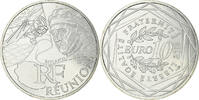 France 10 Euro Réunion, Silver -