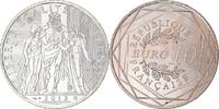 France 10 Euro Hercule, Paris, FDC, Silver, Gadoury:EU590 -