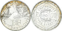 France 10 Euro Bretagne, Paris, Silver, Gadoury:EU514, KM:1866 -