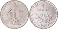 France Franc Coin, Semeuse, Paris, Nickel, KM:925.1 -