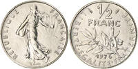 France 1/2 Franc Coin, Semeuse, Paris, Nickel, KM:931.1 -