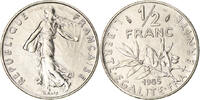 France 1/2 Franc Coin, Semeuse, Paris, Nickel, KM:931.1 -