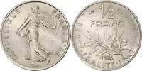 France 1/2 Franc Coin, Semeuse, Paris, Nickel, KM:931.1 -