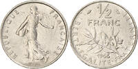 France 1/2 Franc Coin, Semeuse, Paris, Nickel, KM:931.1 -