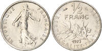 France 1/2 Franc Coin, Semeuse, Paris, Nickel, KM:931.1 -