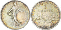 France Franc Coin, Semeuse, Paris, Silver, KM:844.1 -