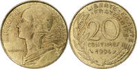 France 20 Centimes Coin, Marianne, Paris, Aluminum-Bronze -