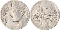 Italy 20 Centesimi Coin, Vittorio Emanuele III, Rome, Nickel -
