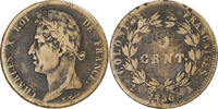 FRENCH COLONIES 5 Centimes Coin, Charles X, Paris, Bronze -