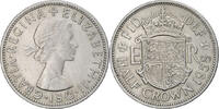 Great Britain 1/2 Crown Coin, Elizabeth II, Copper-nickel -