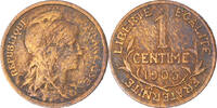 France Centime Coin, Dupuis, Paris, Bronze, KM:840 -