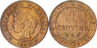 France Centime Coin, Cérès, Paris, Bronze, KM:826.1 -