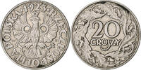 Poland 20 Groszy Warsaw, Nickel, KM:12 -