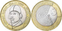 Slovenia 3 Euro Edward Rusjan 1909, Bi-Metallic -
