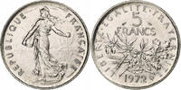 France 5 Francs 1972 Paris Semeuse, Paris, Nickel Clad Copper-Nickel AU(50-53)