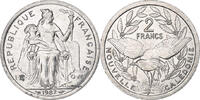 New Caledonia 2 Francs Paris, Aluminum, KM:14 -