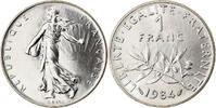 France Franc Coin, Semeuse, Paris, FDC, Nickel, KM:925.1 -