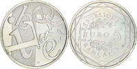 France 5 Euro Liberté, Paris, Silver -