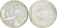 France 5 Euro Liberté, Paris, Silver -