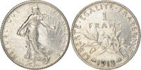 France Franc Coin, Semeuse, Paris, Silver, KM:844.1 -