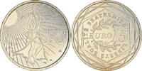 France 15 Euro Semeuse, Paris, Silver, Gadoury:EU288, KM:1535 -