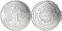 France 10 Euro BU, Silver, Gadoury:EU337, KM:1580 -