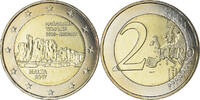 Malta 2 Euro Temples, Bi-Metallic, KM:New -