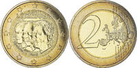 Luxembourg 2 Euro Grand-Duché, Utrecht, Bi-Metallic, KM:116 -